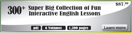 Download English worksheets and English lesson plans